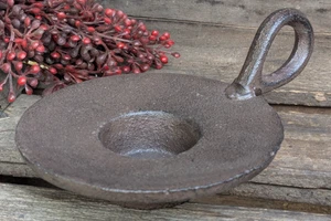 ❤️TOPP  Massiver Kerzenleuchter Teelichthalter Gusseisen / Metall Kerze braun ❤️ - Bild 1 von 3