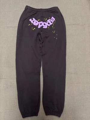 Brown Sp5der Web Sweatpants - Image 1 of 4