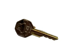 GM Key Tie Clasp Gold Accessory Chevy Pontiac Olds Buick Cadillac GMC Truck - Picture 1 of 8