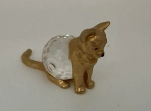 goldene metall katzenfigur - Bild 1 von 4