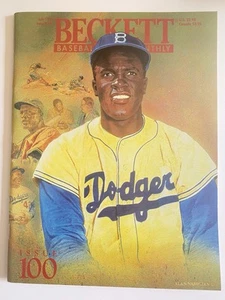 Beckett Baseball Card Monthly July 1993 100th Issue Jackie Robinson Cover - Picture 1 of 4