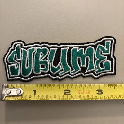 Sublime (Embroidered Iron on patch) Punk/Rock/Metal/Art/Music - Image 1 of 2