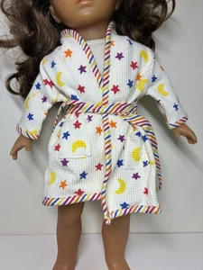 Muñeca American Girl 18" Conjunto Original Estrella y Rayas Bata Bata para Dormir - Imagen 1 de 6