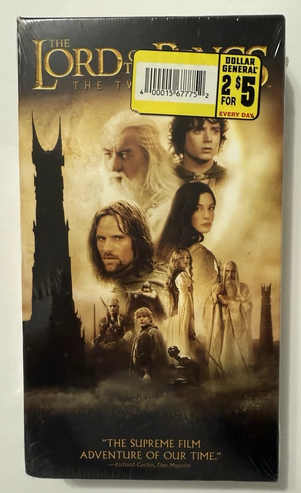The Lord of the Rings: The Two Towers VHS *Sealed* - Image 1 of 1
