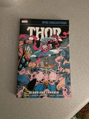 Thor Epic Collection Sangre y Trueno Nuevo Sin Leer (feat. Thanos, Silver Surfer) Foto 1 de 2