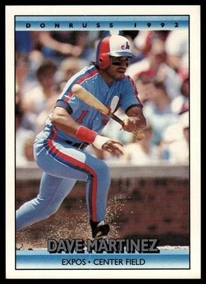 1992 Donruss #732 Dave Martinez - Image 1 of 2
