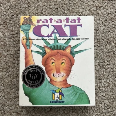 Rat-A-Tat Cat Card Game Strategy Memory Best Toy Award Gamewright NEW NIB - Image 1 of 2