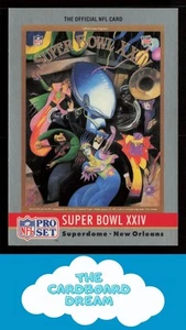 Super Bowl 1990 Pro Set #24 Super Bowl Collectibles 49ers Broncos - Picture 1 of 2