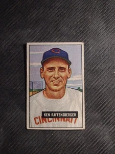 1951 Bowman #48 Ken Raffensberger Cincinnati Reds Vg.    ItemV - Picture 1 of 2