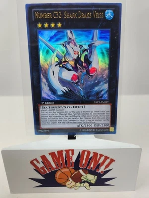 YuGiOh Number C32: Shark Drake Veiss ABYR-EN039 1st Edition Ultra Rare NM - Image 1 of 2