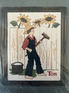 Tom Sawyer & Sunflowers Cross Stitch Pattern, Scipio Creek Cross Stitch - Picture 1 of 3