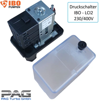 IBO/DAMBAT 230V/400V Druckschalter für Pumpen Hauswasserwerk Druckwächter mit Druckkessel