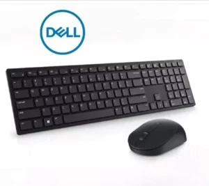 (NEW) Dell Pro Wireless Keyboard & Mouse - Black - KM5221W - Picture 1 of 7