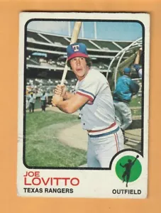Joe Lovitto Texas Rangers 1973 Topps #276 San Pedro California Creased - Picture 1 of 2