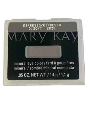 Mary Kay Mineral Eye Color Eye Shadow ESPRESSO  #013047 Discontinued NOS  NEW - Image 1 of 3
