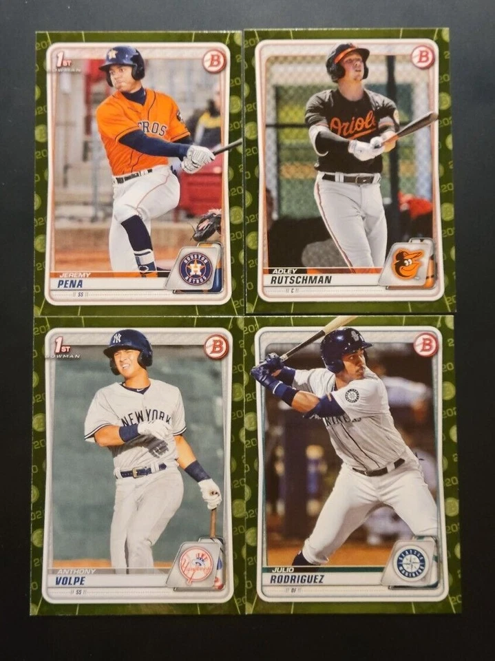 2020 Bowman CAMO Paper Parallels Prospects You Pick the Card - Image 1 of 1