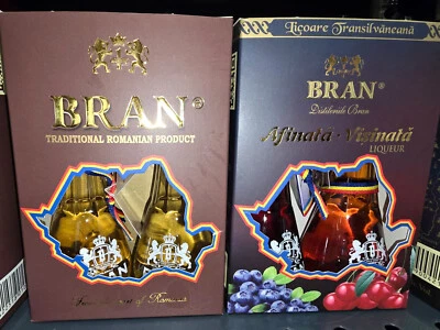 Bran Set 1 Cherry 1 Blueberries liqueur 2 type of Plum Brandy Transylvania drink - Image 1 of 2