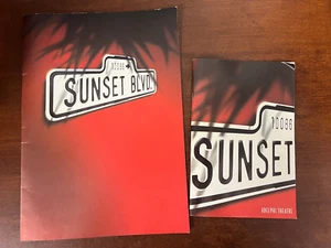 Set of 2 1993 Sunset Boulevard Adelphi Theatre Programs - Picture 1 of 5