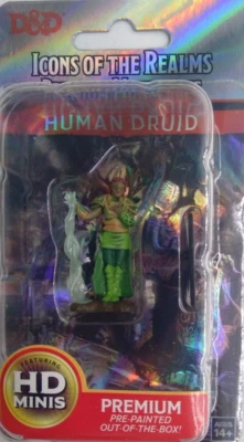 DUNGEONS & DRAGONS ICONS PREMIUM MINIATURES ~ HUMAN FEMALE DRUID - Image 1 of 2