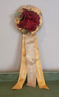 Vintage 77th Annual 1966 Tournament of Roses Pasadena Guest Rider Floral Ribbon