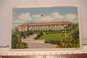 VINTAGE POSTCARD~HIGHLAND PARK ZOO~PITTSBURGH PA~632~ - Picture 1 of 2
