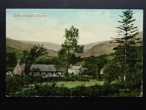 Gales Cymru ANGLESEY Iglesia de San Miguel, Llanfihangel Ysgeificog c1915 Postal - Imagen 1 de 2
