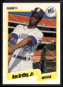 1990 Fleer Canadian Ken Griffey Jr. #513   Seattle Mariners EX