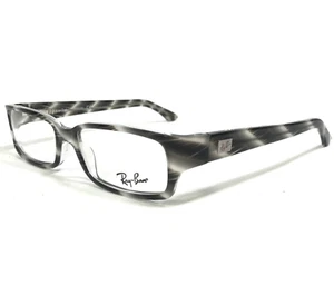 Monturas de gafas Ray-Ban RB5092 2440 gris cuerno a rayas rectangulares 50-15-135 - Imagen 1 de 12