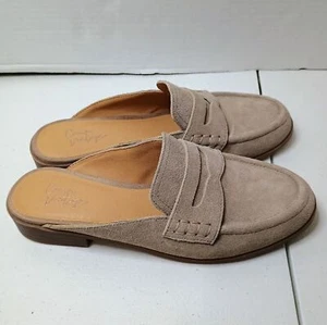 Crown Vintage Damen Leder Pantoletten Größe 7,5 - Bild 1 von 6