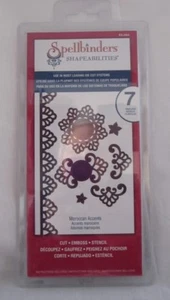Spellbinders Shapeabilities MOROCCAN ACCENTS Cut Emboss Stencil S5-064 7 Dies - Picture 1 of 2
