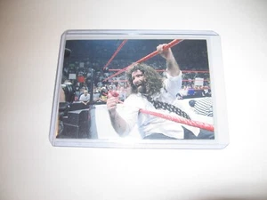 "MANKIND" Mick Foley -rare- WALDENBOOKS PROMO Card WWF WWE - Picture 1 of 2