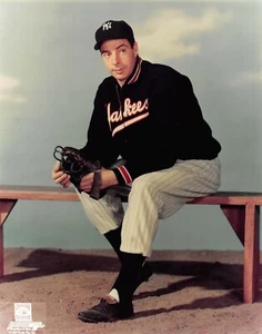 Foto 8x0 Joe DiMaggio NY Yankees Hall of Famer #112 - Foto 1 di 1