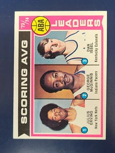 1974-75 Topps Basketball Cards #207 Ervin McGinnis Issel anotando LL ABA - Imagen 1 de 2