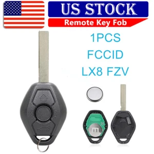 For BMW E81 E46 E39 E63 E38 E83 E53 E36 EWS Entry Remote Key 3 Button 315MHz - Picture 1 of 9