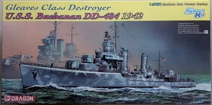 Dragon 1/350 Gleaves Class Destroyer USS Buchanan DD-484 PLUS Eduard PE Railing - Picture 1 of 8