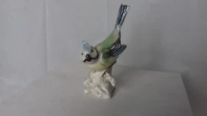 Carl Scheiding Crested Tit Grafenthal Germania RDT Est 1906 figura uccellino ornamento - Foto 1 di 7