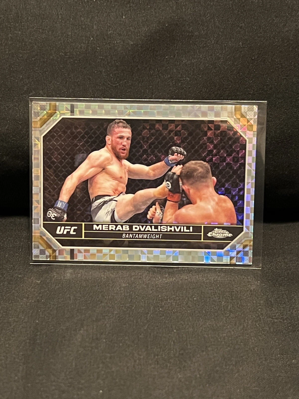 Merab Dvalishvili Xfractor - 2024 Topps Chrome UFC