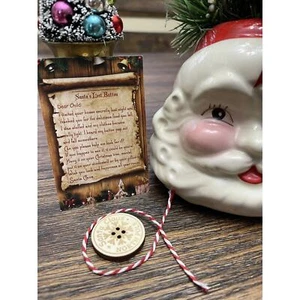 Botón Perdido de Papá Noel Divertido Actividad de Navidad para Niños San Nicolás Nochebuena - Imagen 1 de 1