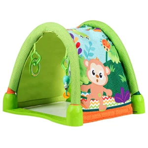 4-in-1 Activity Gym Play Mat Baby Activity Center w 3 Hanging Educational Pets - Picture 1 of 6