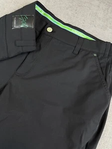 Alberto Golf Pants Mens Black Pro 3xDRY Cooler Modern Chino - Sz EU 58 (38x28) - Picture 1 of 9