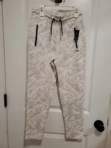 [Gap Fit] Boy's White & Grey Skinny Ankle Sweat Pants Size L (10) - Picture 1 of 6
