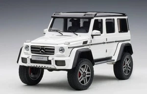 1/18 AUTOart MERCEDES-BENZ G-Klasse G-Class G500 4x4 2 GLOSS WHITE Model 76316 - Picture 1 of 6