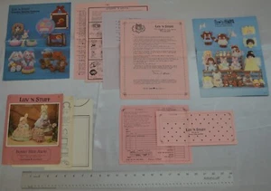 Luv 'N Stuff Mail-order LOT Bunny Hide-Away Sewing Pattern BH Uncut Broom Cover - Picture 1 of 11