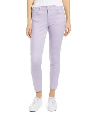 Pantalones de mezclilla ajustados morados de tiro alto Wit & Wisdom Ab'solution talla 6 nuevos con etiquetas Foto 1 de 3