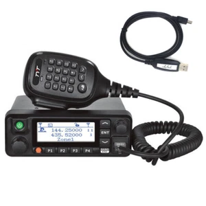 TYT MD-9600 Mobile DMR Car Radio Walkie Talkie 136-174/400-480MHz Dual Band - Picture 1 of 10