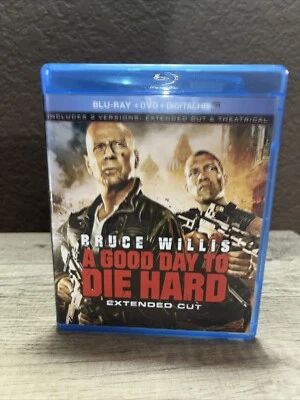 A Good Day To Die Hard (Blu-ray + DVD) Pristine  Free Fast Shipping - Image 1 of 2