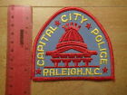 Embroidered Uniform Police Patch-CAPITOL CITY, RALEIGH, NORTH CAROLINA-Excellent