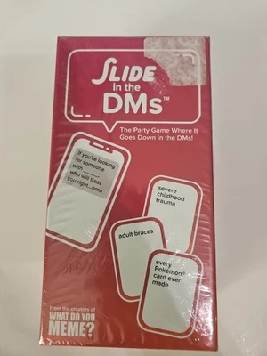 NEW Slide In The DMs Adult Party Card Game Sealed (What Do You Meme Creators) - Image 1 of 4