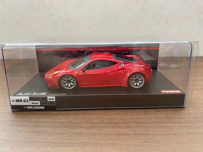 Kyosho Mini-Z Body Ferrari 458 Italia GT2 Red Auto Scale Collection - Image 1 of 4