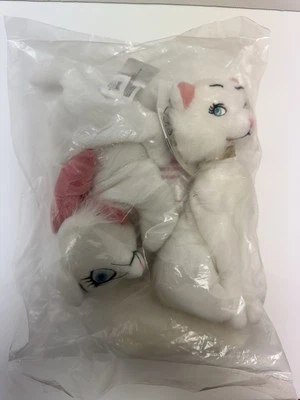 Disney Store ARISTOCATS MARIE AND DUCHESS Bean Bag Plush w Tags Sealed Vintage - Image 1 of 4